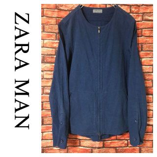 ザラ(ZARA)のZARA MAN ダブルジップ コットン ブルゾン(ブルゾン)