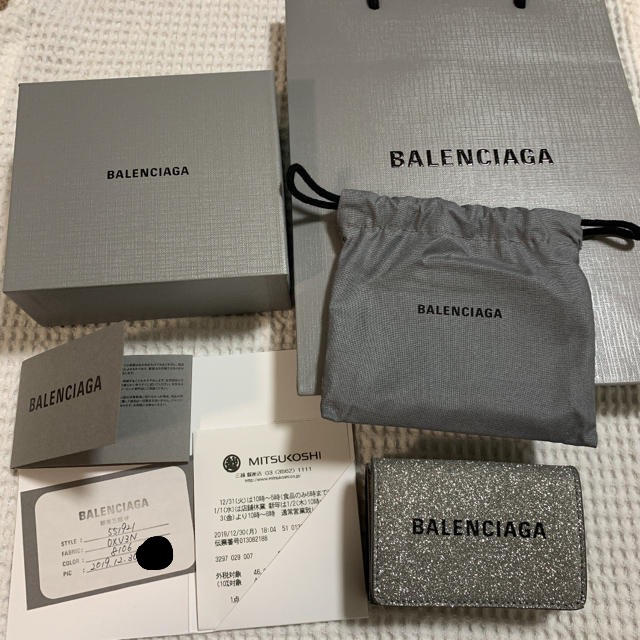 Balenciaga - あいかBALENCIAGA ミニウォレットグリッター
