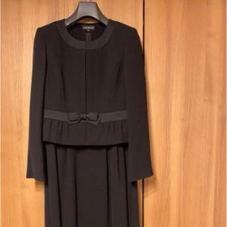 ソワール(SOIR)の【美品】東京ソワール　ブラックフォーマル13号(礼服/喪服)