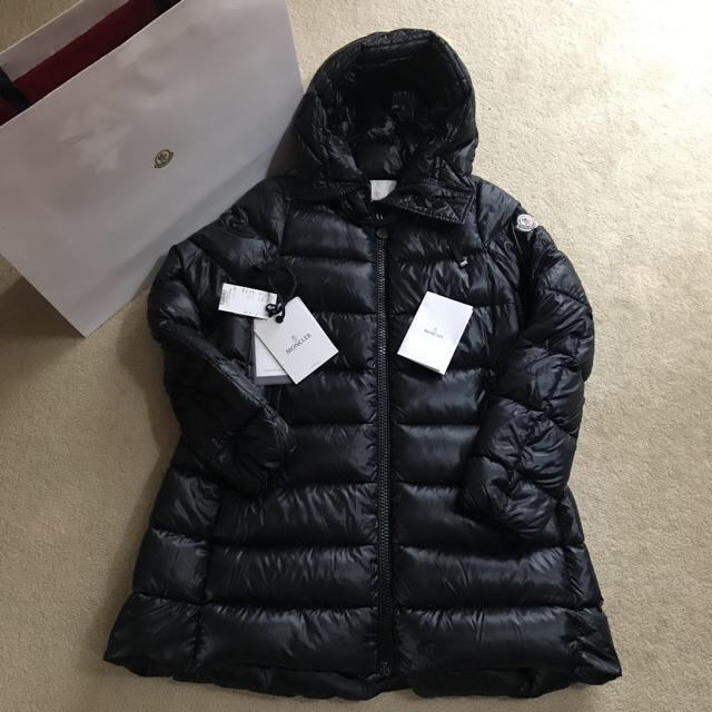 ベビーグッズも大集合 MONCLER milk モンクレール スイエン 黒 サイズ０ 青山店購入 正規品 ダウンコート 