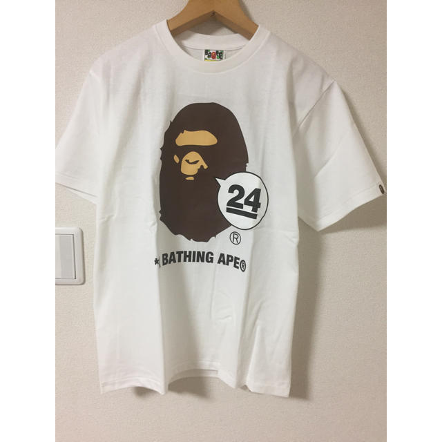 A BATHING APE(アベイシングエイプ)の限定　24周年記念　Tシャツ　　エイプ　サイズM メンズのトップス(Tシャツ/カットソー(半袖/袖なし))の商品写真