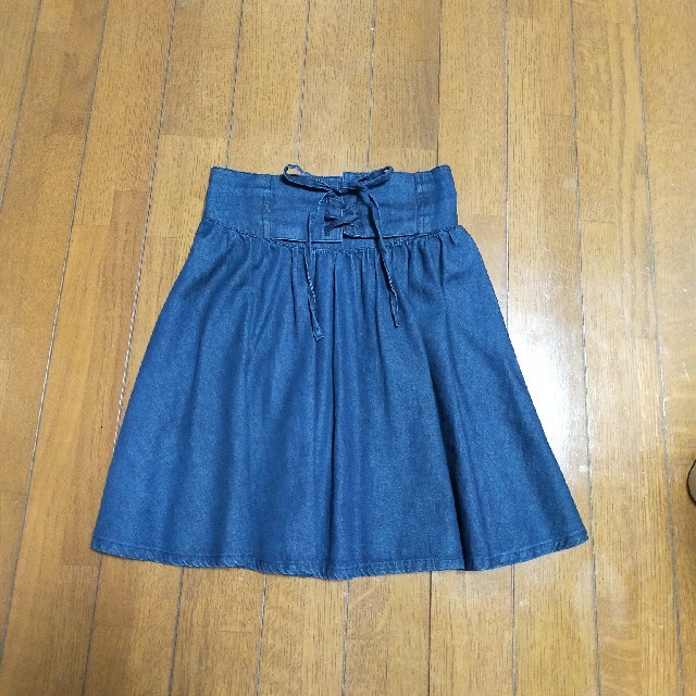 MPS(エムピーエス)のMPS 130cm デニムスカート キッズ/ベビー/マタニティのキッズ服女の子用(90cm~)(スカート)の商品写真