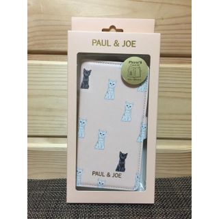 ポールアンドジョー(PAUL & JOE)の【新品、未開封】手帳型 ポール&ジョー チェスキャット、アスコットピンク(iPhoneケース)