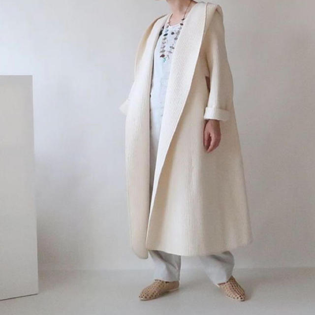 DEUXIEME CLASSE(ドゥーズィエムクラス)のargue cotton kendo foodie coat レディースのジャケット/アウター(ロングコート)の商品写真