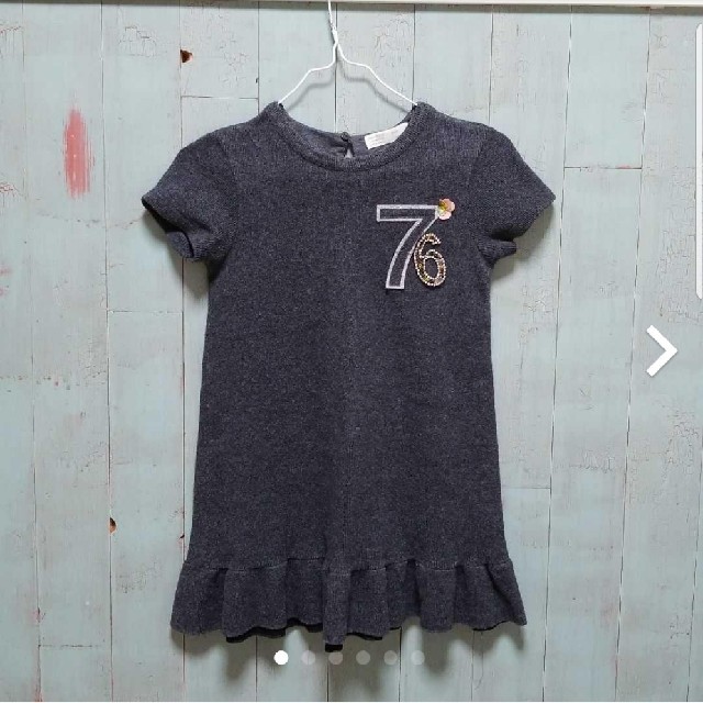 ZARA KIDS(ザラキッズ)のザラキッズ ニットワンピース キッズ/ベビー/マタニティのキッズ服女の子用(90cm~)(ワンピース)の商品写真