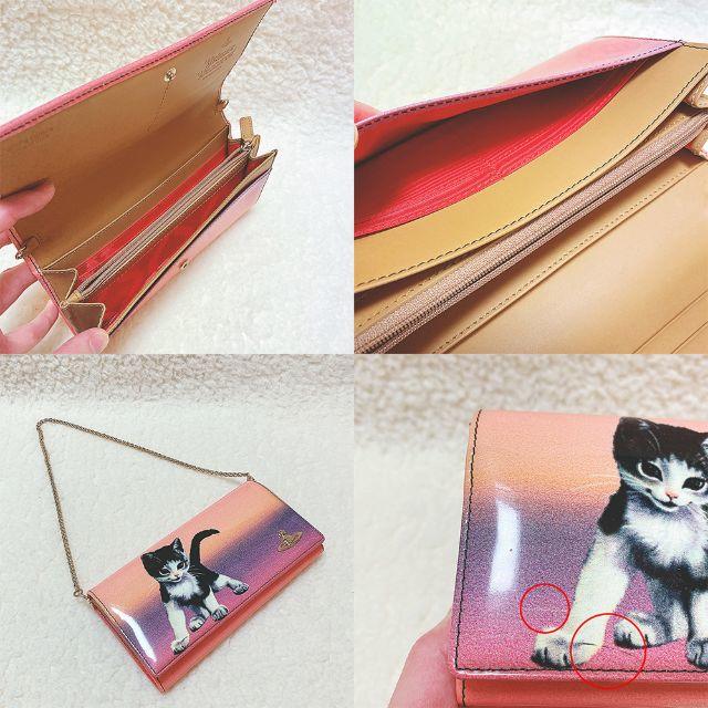 Vivienne Westwood(ヴィヴィアンウエストウッド)の新品/希少♡Vivienne Westwood KITTEN ねこ 被せ長財布 レディースのファッション小物(財布)の商品写真