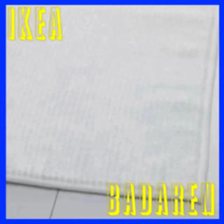 イケア(IKEA)の♢廃番品♢ IKEA  BADAREN  バスマット ホワイト  (バスマット)