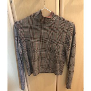 ベルシュカ(Bershka)のベルシュカ　チェックタートルトップス(カットソー(長袖/七分))