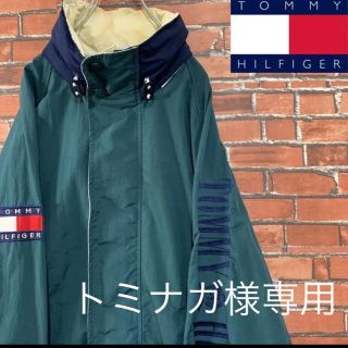 トミーヒルフィガー(TOMMY HILFIGER)の《希少》90s トミーヒルフィガー フラッグタグ アームロゴ ナイロンジャケット(ナイロンジャケット)