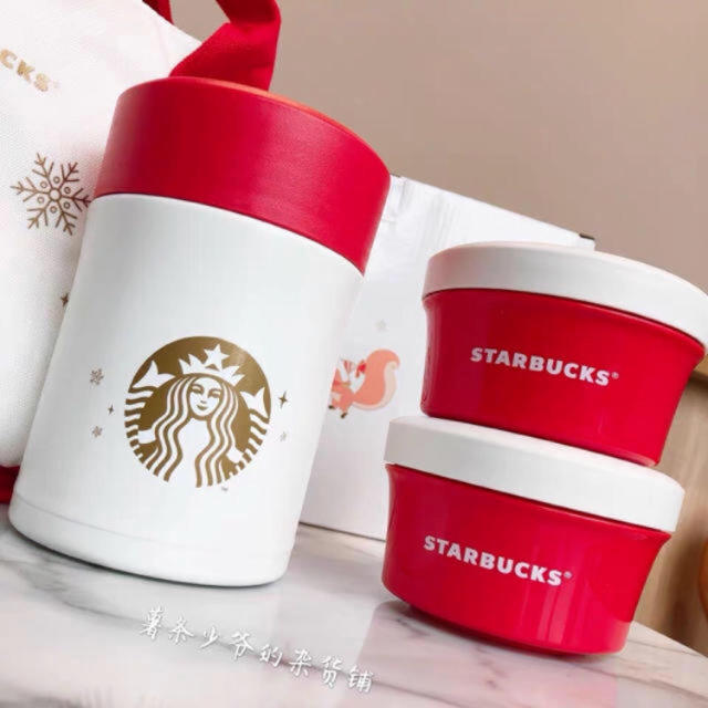 Starbucks Coffee(スターバックスコーヒー)のステンレススープジャー サーモス 弁当箱 海外スターバックス 台湾 タンブラー インテリア/住まい/日用品のキッチン/食器(タンブラー)の商品写真