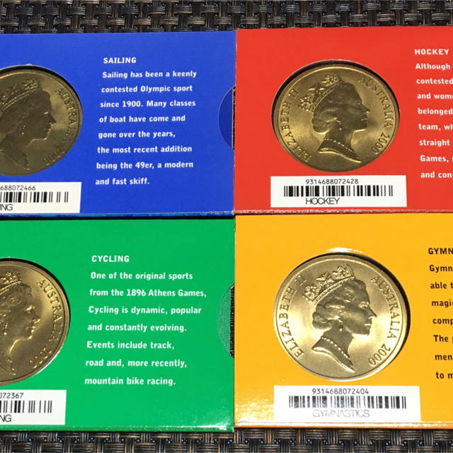 2000年 シドニーオリンピック大会 競技記念硬貨  エンタメ/ホビーの美術品/アンティーク(貨幣)の商品写真