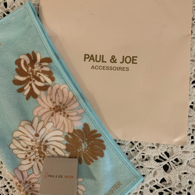PAUL & JOE SISTER(ポール&ジョーシスター)のポール＆ジョー シスター　タオルハンカチ&巾着チーフ 新品未使用 レディースのファッション小物(ハンカチ)の商品写真