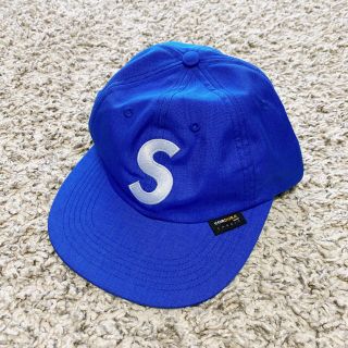 シュプリーム(Supreme)の Supreme キャップ Sロゴ コーデュラ ブルー 青(キャップ)