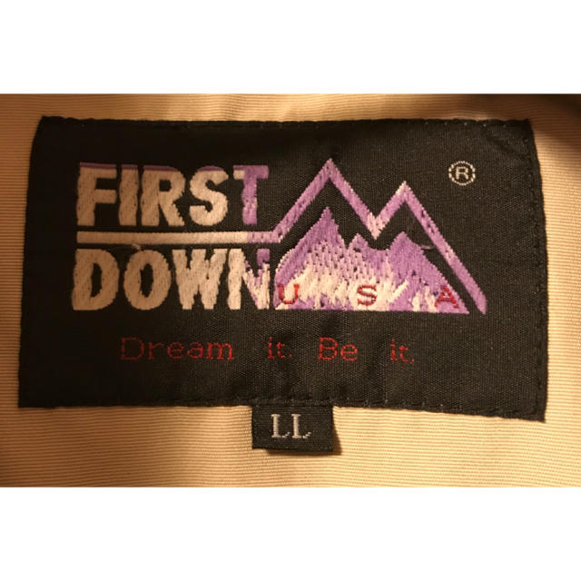 THE NORTH FACE(ザノースフェイス)の90s ファーストダウン  firstdown ナイロン　ジャケット　ベージュ メンズのジャケット/アウター(ナイロンジャケット)の商品写真