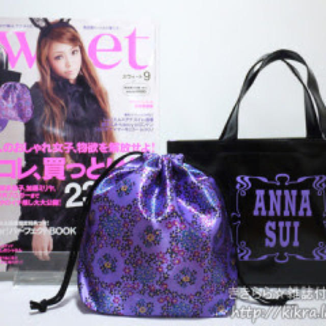 ANNA SUI(アナスイ)の【付録】ANNA SUI ポーチ＆トートバッグ レディースのバッグ(トートバッグ)の商品写真