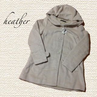 ヘザー(heather)の２日間限定出品＊新品＊ビッグフードコート(ロングコート)