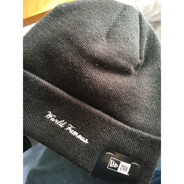 Supreme(シュプリーム)のSupreme 18AW New Era Box Logo Beanie 黒＆灰 メンズの帽子(ニット帽/ビーニー)の商品写真