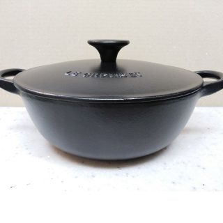 ルクルーゼ(LE CREUSET)のルクルーゼ マルミット 18cm ブラック(鍋/フライパン)