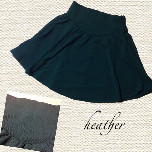 heather(ヘザー)の２日間限定出品＊新品ポンチフレアスカート レディースのスカート(ひざ丈スカート)の商品写真