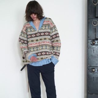 サンシー(SUNSEA)のSUNSEA NORDIC SWEATER サイズ3(ニット/セーター)