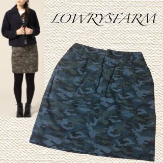 ローリーズファーム(LOWRYS FARM)の２日間限定出品＊新品＊迷彩タイトスカート(ひざ丈スカート)