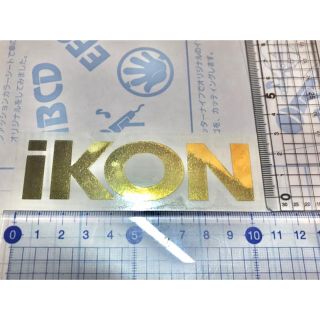 アイコン(iKON)のiKON カッティングロゴステッカー 3枚限定 早い者勝ち(アイドルグッズ)