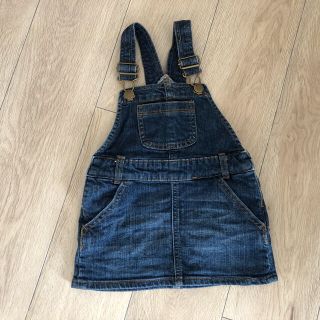 ベビーギャップ(babyGAP)のBabyGAP デニムジャンパースカート (ワンピース)