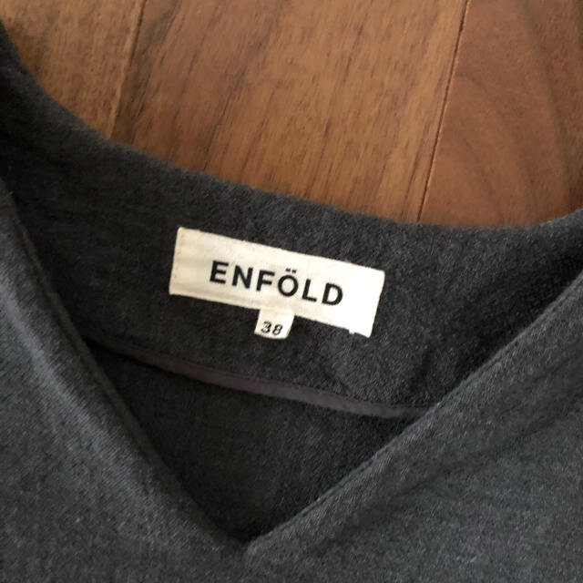 ENFOLD(エンフォルド)のエンフォルド ウォームダブルクロスバナナスリーブ レディースのトップス(カットソー(長袖/七分))の商品写真