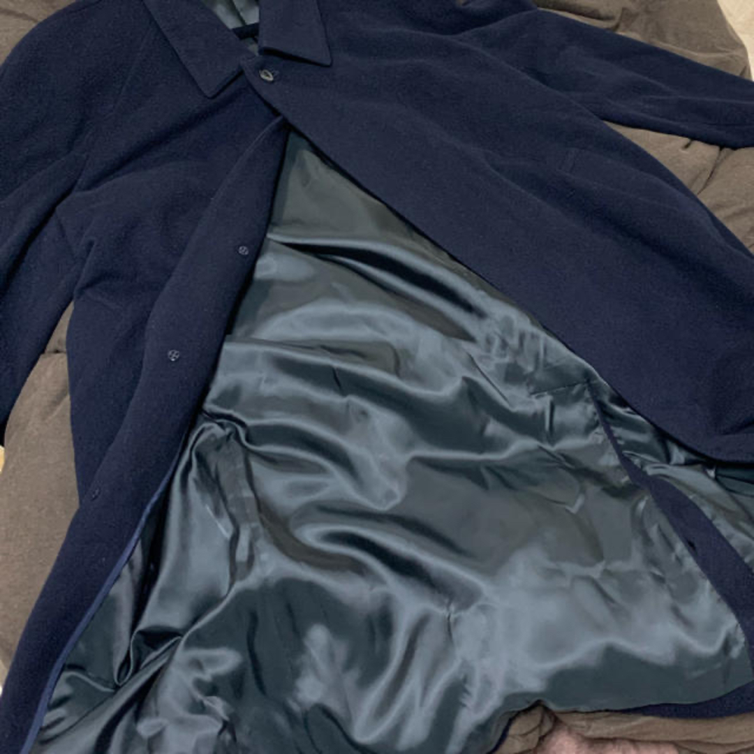 Saint Laurent(サンローラン)の【ほぼ未使用品】saint laurent カシミヤ　ステンカラーコート メンズのジャケット/アウター(ステンカラーコート)の商品写真