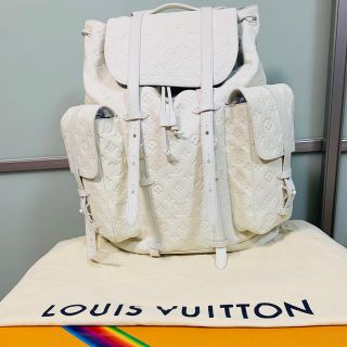 ルイヴィトン(LOUIS VUITTON)のlouis vuitton 2019ss オフホワイト クリストファー(バッグパック/リュック)