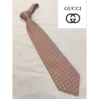 グッチ(Gucci)のグッチ GUCCI ネクタイ USED【ピンク×ドット】(ネクタイ)