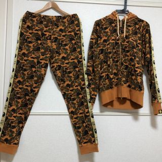 アベイシングエイプ(A BATHING APE)の2019MCM APE　TRACK TOP+SLIM　SWEAT セット(ジャージ)