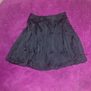 ブラックバイマウジー(BLACK by moussy)のシルク♡バルーンスカート(ミニスカート)