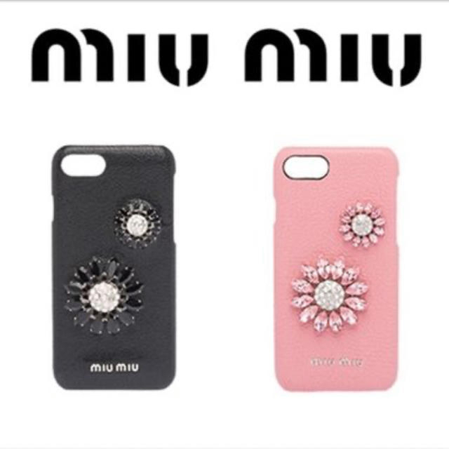 miumiu - miumiu ビジューiPhoneケースの通販