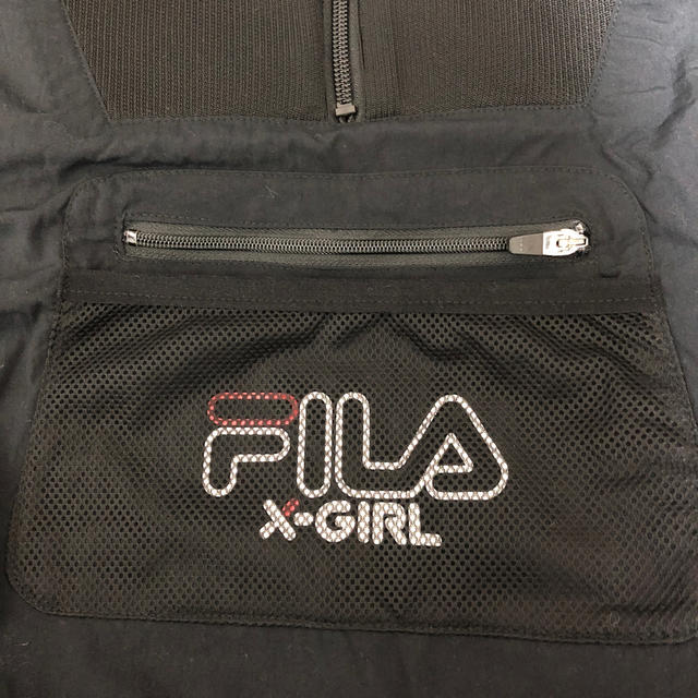 エックスガール　X girl FILA アノラック　フィラ　ブルゾン　ブラック 2