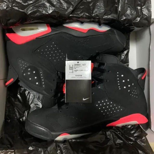 スニーカーnike air jordan 6 infrared