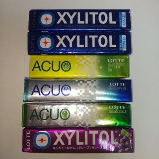LOTTE XYLITOL ACUO 6個セット⑤(菓子/デザート)