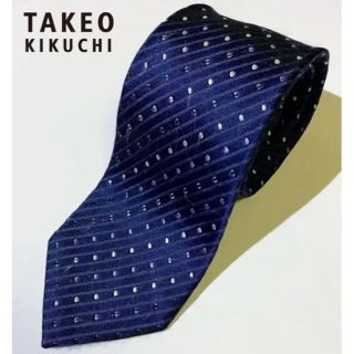 タケオキクチ(TAKEO KIKUCHI)の38【TAKEO KIKUCHI】タケオキクチ ネクタイ　ネイビー(ネクタイ)