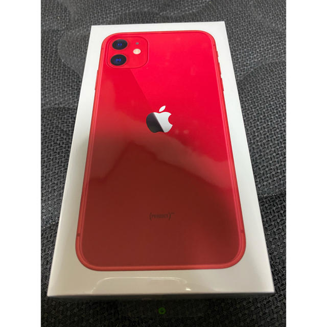 iPhone11 64GB RED SIMロック解除済み 新品未開封