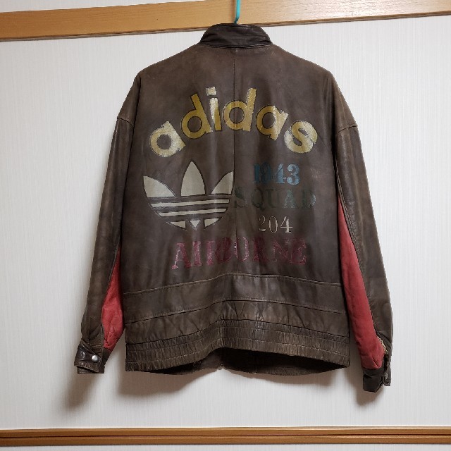 adidas - adidas 80s ヴィンテージ レザージャケットの通販 by adidas - adidas 80s ヴィンテージ レザージャケットの通販 by