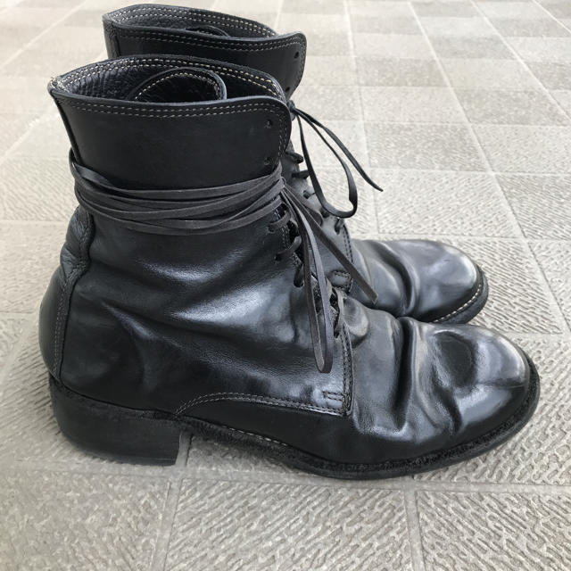 GUIDI(グイディ)の【霧夜さま専用】GUIDI レースアップブーツ（24cm）定価13万6500円 レディースの靴/シューズ(ブーツ)の商品写真