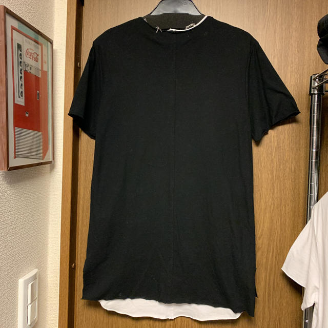 試着のみ 桜井着 ブラック Askyy レイヤード カットソー size1
