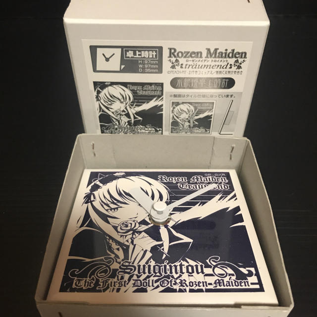 ローゼンメイデン 水銀燈 卓上時計 エンタメ/ホビーのアニメグッズ(その他)の商品写真