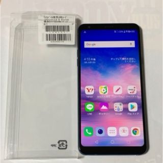 エルジーエレクトロニクス(LG Electronics)のLG Q Stylus ブルー  SIMロック解除済 ワイモバイル版(スマートフォン本体)