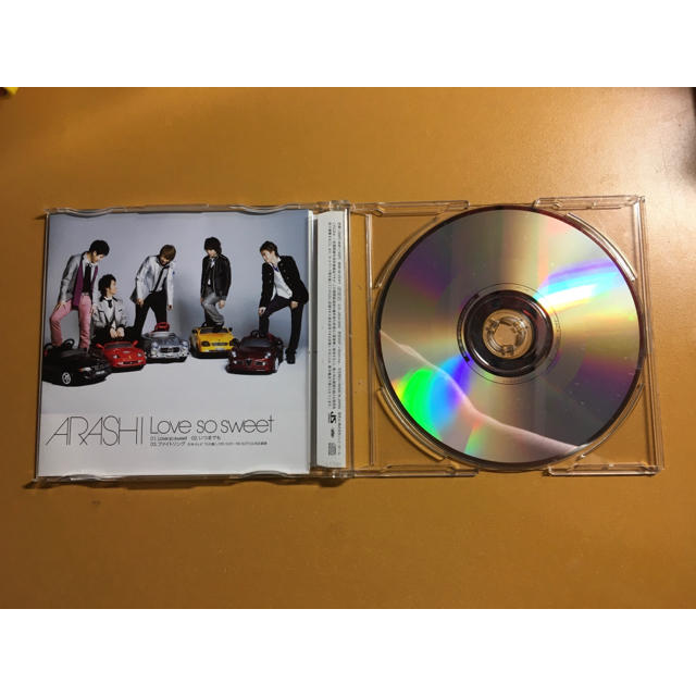 嵐(アラシ)の嵐 Love so sweet初回限定シングル エンタメ/ホビーのCD(ポップス/ロック(邦楽))の商品写真