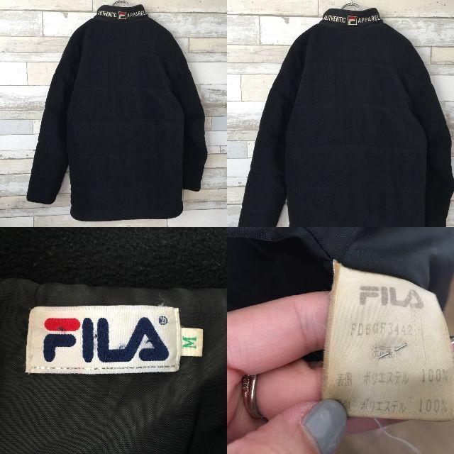 FILA(フィラ)の購入者ありFILAフィラ ワンポイントロゴフリースジャケット ブラック サイズM メンズのジャケット/アウター(その他)の商品写真