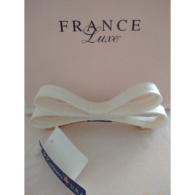 新品☆France luxe フランスラックス☆リボンサテンシルクバレッタ-www