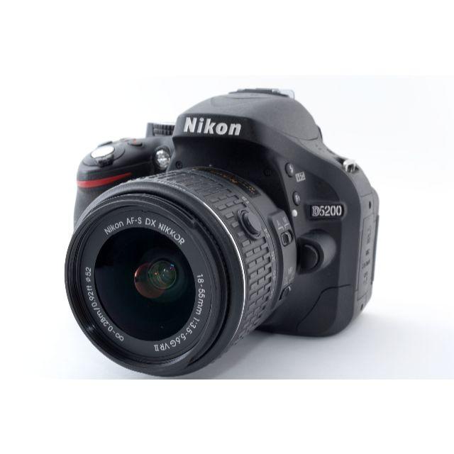 ★美品★ニコン NIKON D5200 18-55mm VR II レンズセット