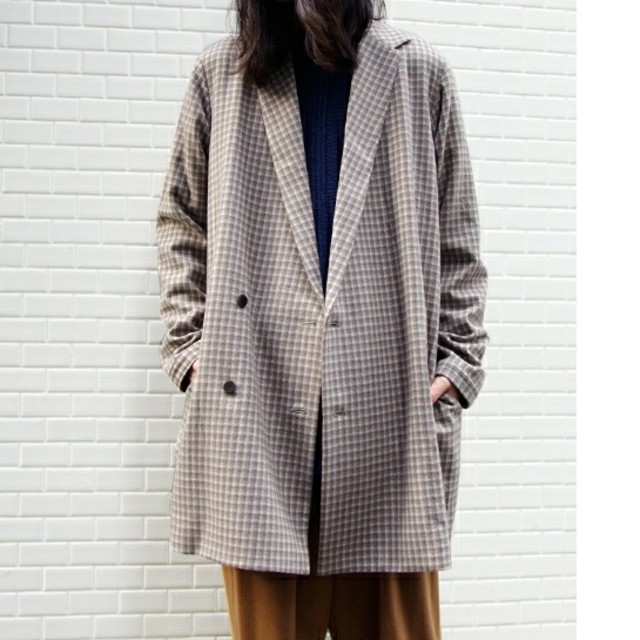 ジャケット/アウターEdwina Horl DOUBLE BREASTED CHESTER COAT