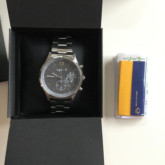 agnes b.(アニエスベー)の新品☆アニエスベー agnes b. ソーラー 腕時計 メンズの時計(腕時計(アナログ))の商品写真